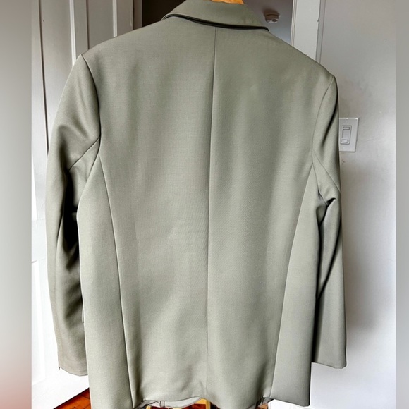 Anine Bing Quinn Blazer Small Khaki Green - Picture 5 of 12